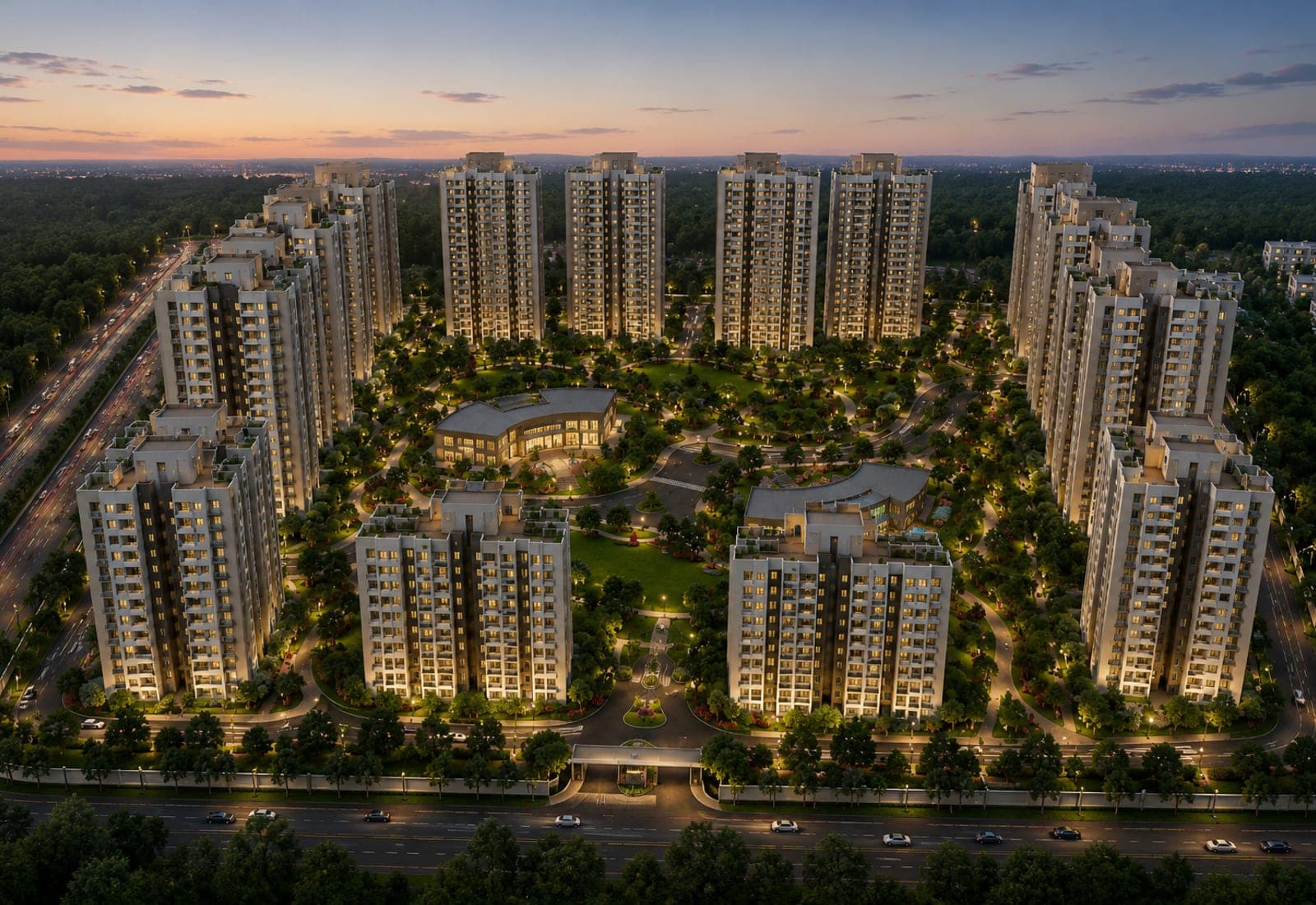 Prestige Golden Grove residential tower at Tellapur
